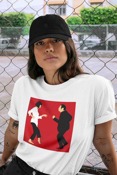 Koszulka z naszywką Pulp Fiction Dance