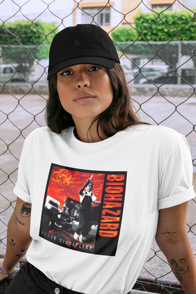 Koszulka z naszywką Biohazard 01