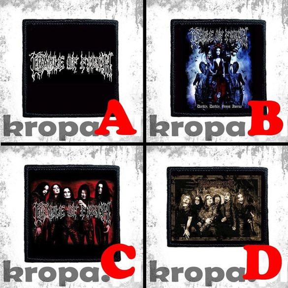 Naszywka CRADLE OF FILTH 8 X 8 cm Dużo Wzorów!