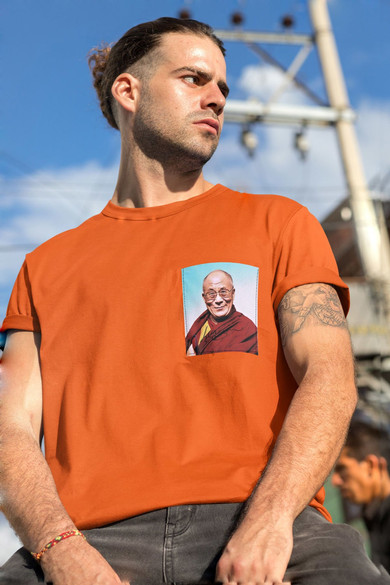 Koszulka z kieszonką DALAJLAMA 