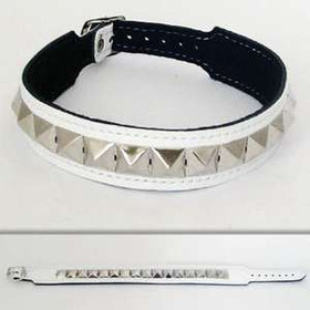 Obroża PYRAMID - JEDEN RZĄD BIG 01