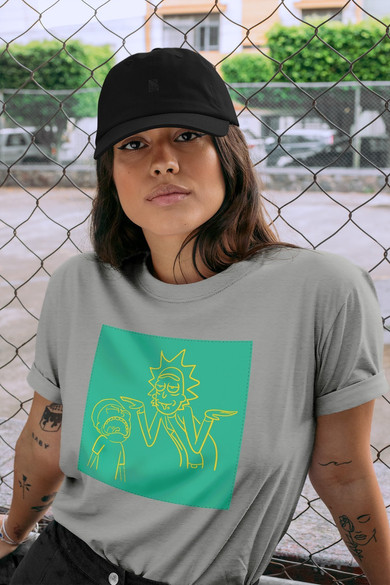 Koszulka z naszywką Rick and Morty 06