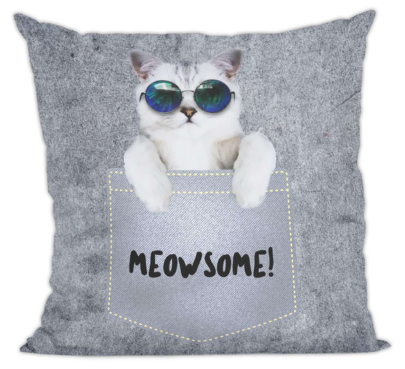 Poduszka Meowsomepocket