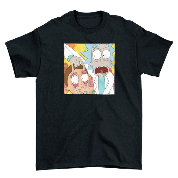 Koszulka z naszywką Rick and Morty 04