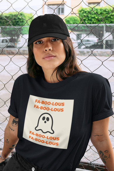 Koszulka z naszywką FA-BOO-LOUS