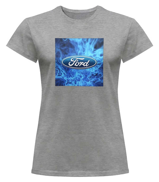 Bluzka damska z naszywką Ford logo blue