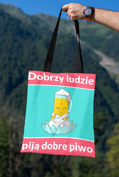 Torba na ramię Dobrzy Ludzie DODAJ NAPIS!