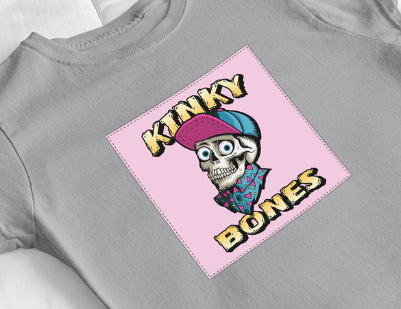 Bluzka damska z naszywką Kinky