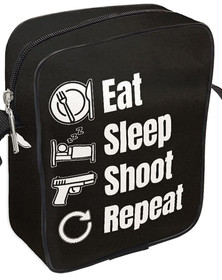 Listonoszka dla strzelca Eat Sleep Shoot Repeat