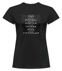 Bluzka damska z naszywką Friends act like