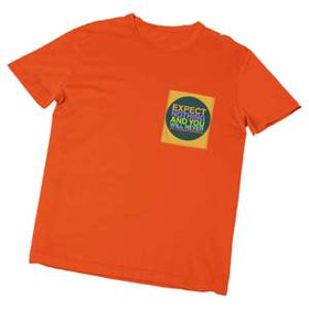 Koszulka z kieszonką  Expect nothing...