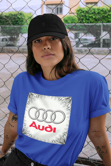 Koszulka z naszywką Audi 02