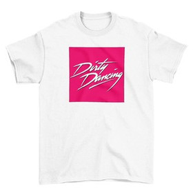 Koszulka z naszywką Dirty Dancing logo pink