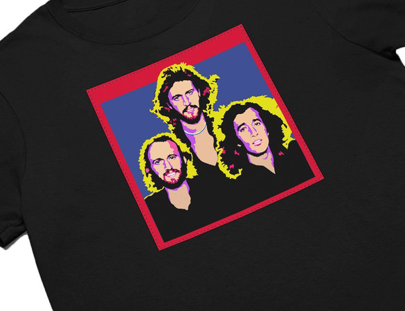 Koszulka z naszywką Bee Gees 02