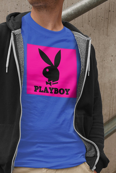 Koszulka z naszywką PLAYBOY logo