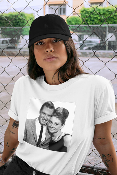 Koszulka z naszywką Breakfast at Tiffany's