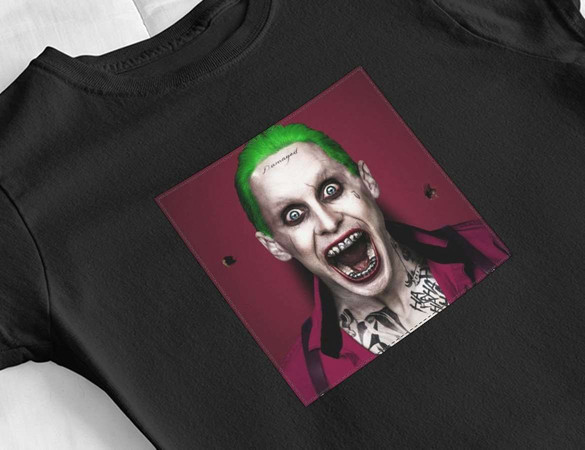 Bluzka damska z naszywką Joker Jared Leto Scream