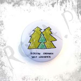 Przypinka ILOCZYN CHOINEK JEST CHOINKĄ