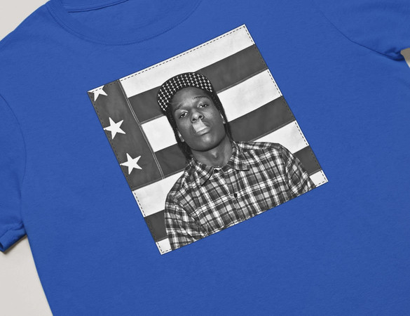 Koszulka z naszywką Asap Rocky Live.Love.