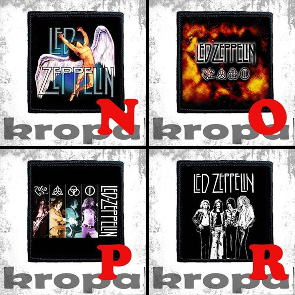 Naszywka LED ZEPPELIN 8 X 8 cm Dużo Wzorów!