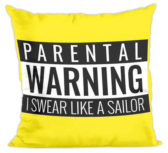 Poduszka I swear like a sailor