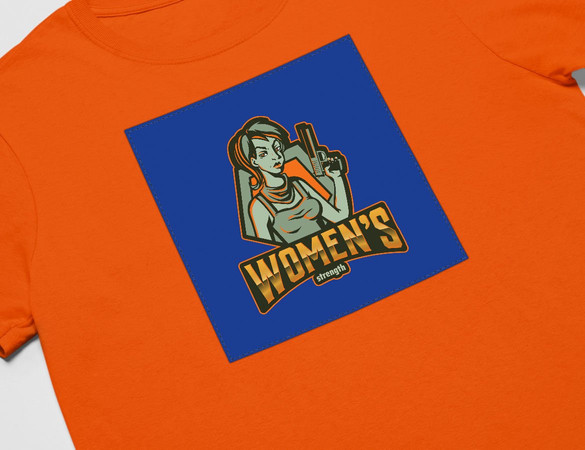 Koszulka z naszywką WOMEN;S STRENGHT