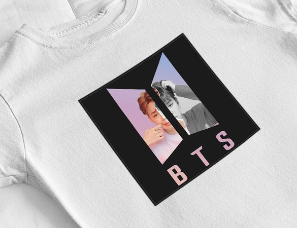 Bluzka damska z naszywką BTS JIMIN