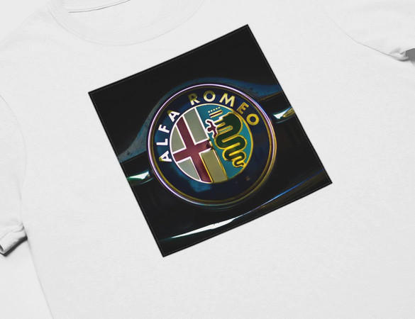 Koszulka z naszywką Alfa Romeo 01