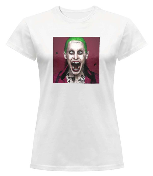 Bluzka damska z naszywką Joker Jared Leto Scream