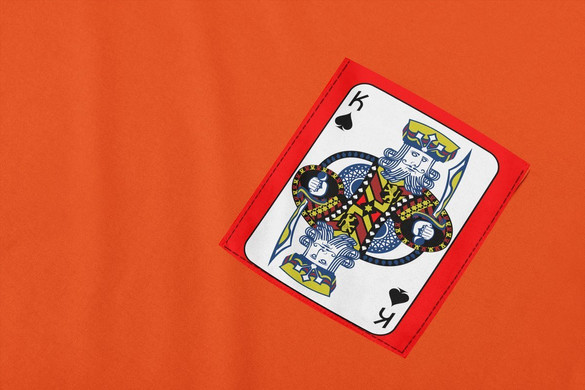 Koszulka z kieszonką KARTY KRÓL