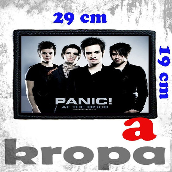 Naszywka duża na ubranie PANIC! AT THE DISCO