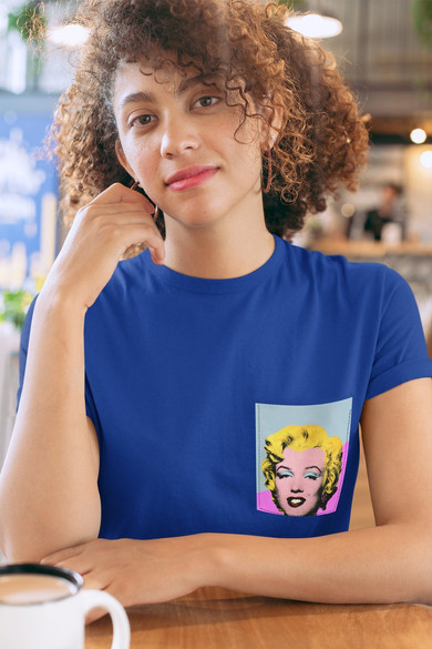 Koszulka z kieszonką MARILYN MONROE