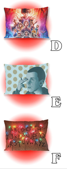 STRANGER THINGS Zestaw poduszka kubek WZORY+GRATIS