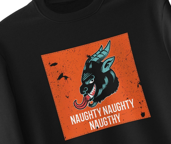 Bluza z naszywką Naughty