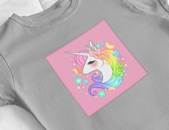 Bluzka damska z naszywką Unicorne 04