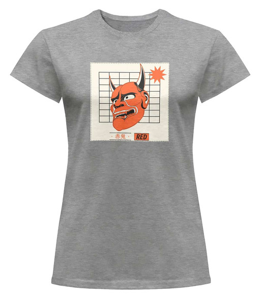 Bluzka damska z naszywką Red devil