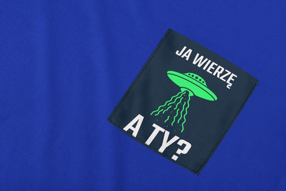 Koszulka z kieszonką UFO