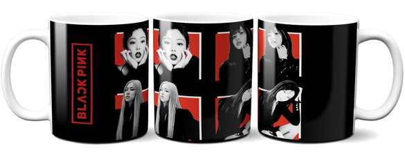 Kubek BlackPink band Jisoo Jennie Rosé Lisa