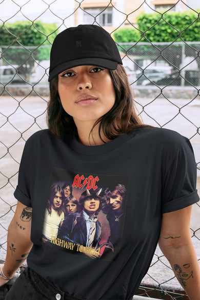 Koszulka z naszywką AC/DC Highway to..