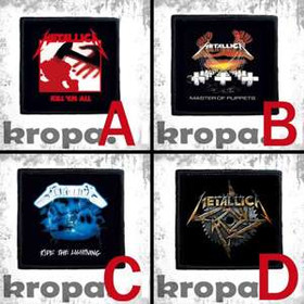 Naszywka METALLICA 10 x 10 cm  Dużo Wzorów!