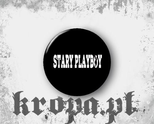Przypinka Stary Playboy