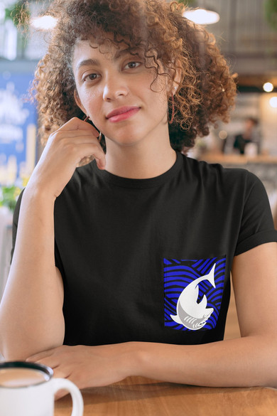 Koszulka z kieszonką REKIN SHARK