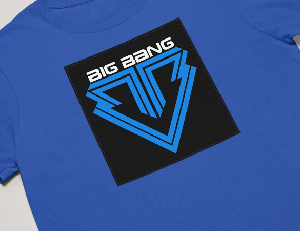 Koszulka z naszywką BIG BANG  logo