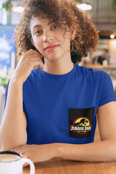 Koszulka z kieszonką JURASSIC PARK LOGO