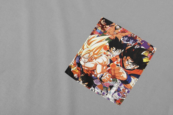 Koszulka z kieszonką DRAGON BALL POSTACIE