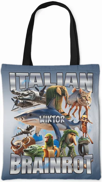 Torba na ramię Italian Brainrot Ekipa Stworków włoskich brainrotów