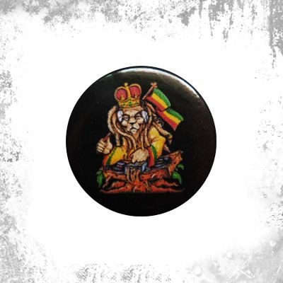 Przypinka LION RASTA 03