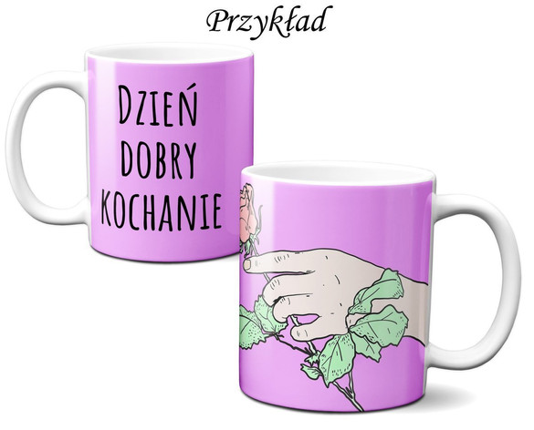 Kubek na Walentynki DODAJ NAPIS!