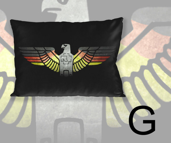 Poduszka RAMMSTEIN 60x40cm WZORY