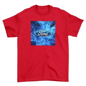 Koszulka z naszywką Ford logo blue